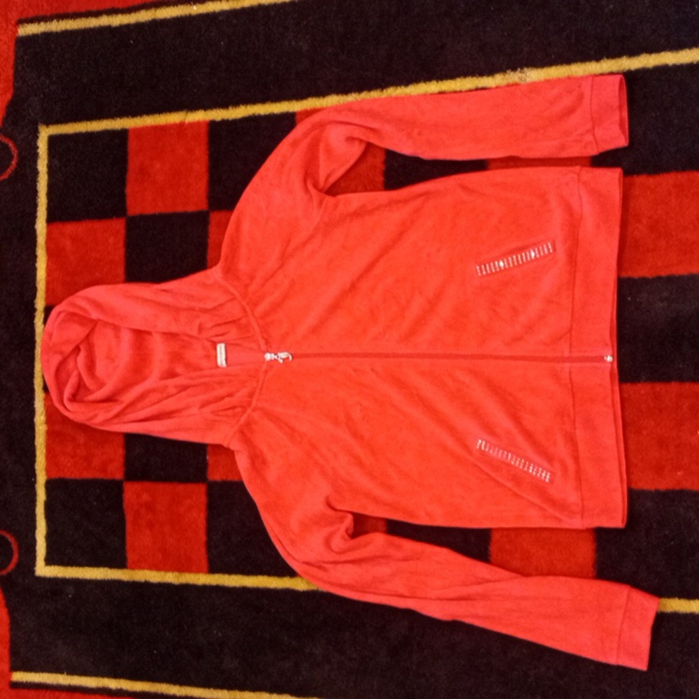 Juicy Couture Red Hoodie Sweater
